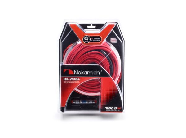 Провода для 4-х канального усилителя Nakamichi NK-WK24