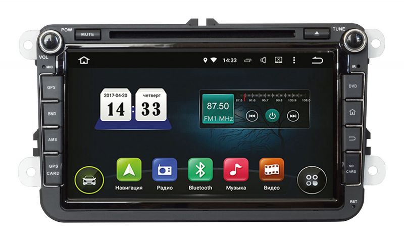 Штатная магнитола Incar AHR-8684A9 для Volkswagen Tiguan 2007+ Штатная магнитола Incar AHR-8684A9 для Volkswagen Tiguan 2007+