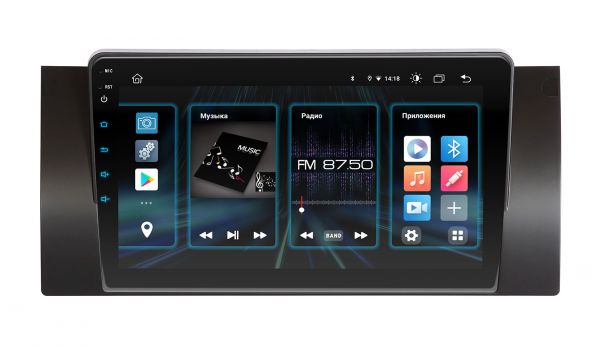 Штатна магнітола Incar DTA4-1568 для BMW 5 Series (E39) 1995-2003, X5 (E53) 1999-2006