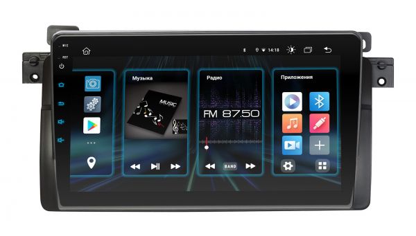 Штатна магнітола Incar DTA4-1567 для BMW 3 Series (E46) 1998-2005