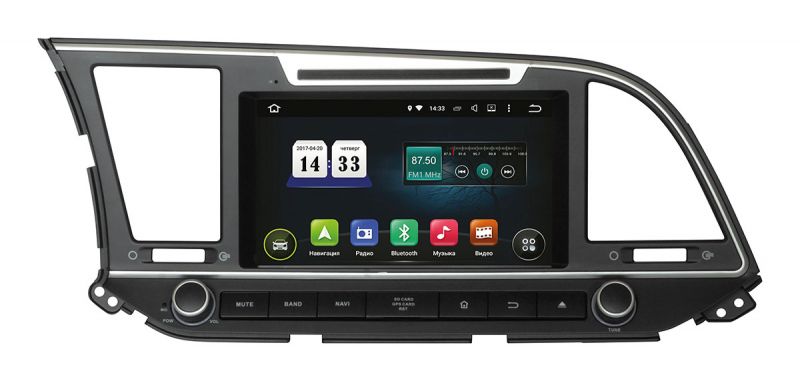 Штатная магнитола Incar TSA-2485A9 для Hyundai Elantra 2016+ Штатная магнитола Incar TSA-2485A9 для Hyundai Elantra 2016+