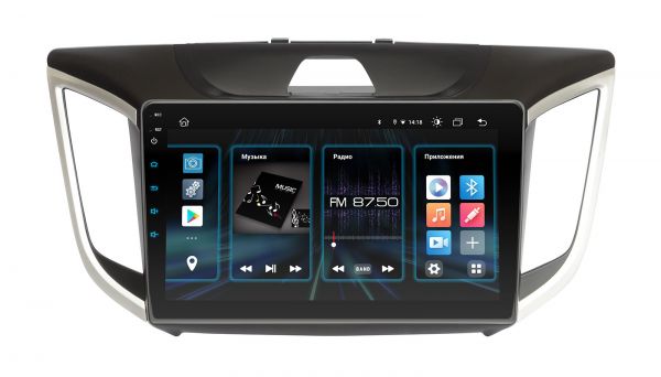 Штатная магнитола Incar DTA4-2430 для Hyundai IX25 2014+, Creta 2015+