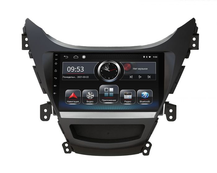 Штатна магнітола Incar PGA2-2459 для Hyundai Elantra 2011-2013