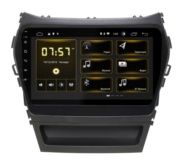 Штатна магнітола Incar DTA-2409 для Hyundai Santa Fe (IX45) 2013+