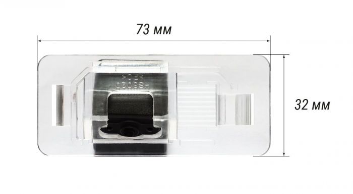 Штатная камера заднего вида Incar VDC-041 AHD BMW 1 (2004-2011), 3 (2005-2010), 5 (1995+), X1 (2009+), X3, X5