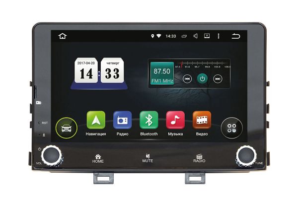 Штатна магнітола Incar TSA-9037A8 для Kia RIO хетчбек, Stonic