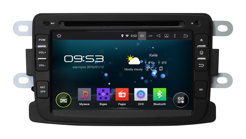 Штатная магнитола Incar AHR-7083A4 для Renault Dokker Штатная магнитола Incar AHR-7083A4 для Renault Dokker