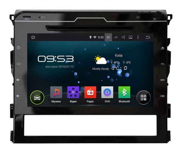 Штатная магнитола Incar AHR-2239A4 для Toyota Land Cruiser 200 2016+