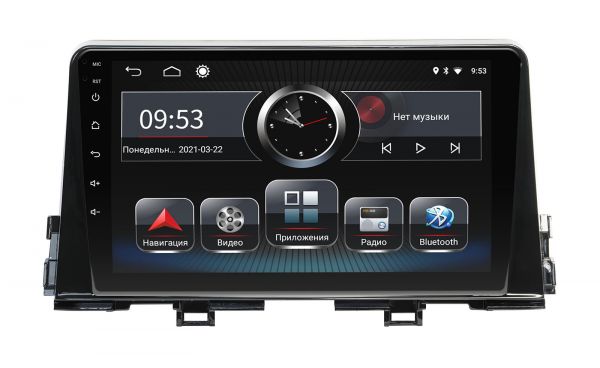 Штатна магнітола Incar PGA2-1890 для Kia Picanto (JA) 2017-2019, Morning (JA) 2017-2019