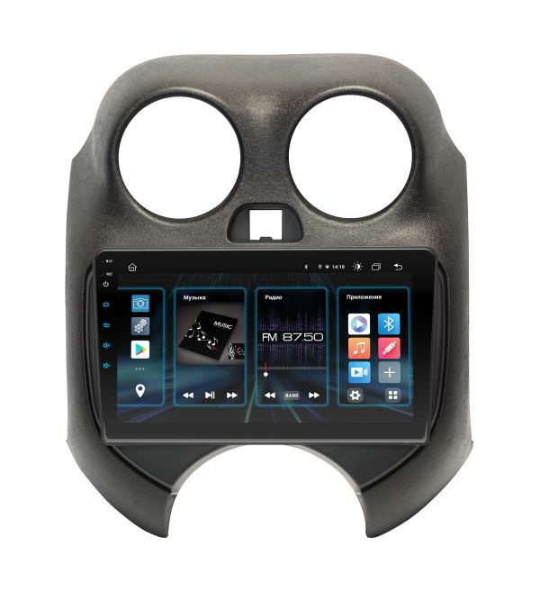 Штатна магнітола Incar DTA4-6225 для Nissan Micra 2010-2013