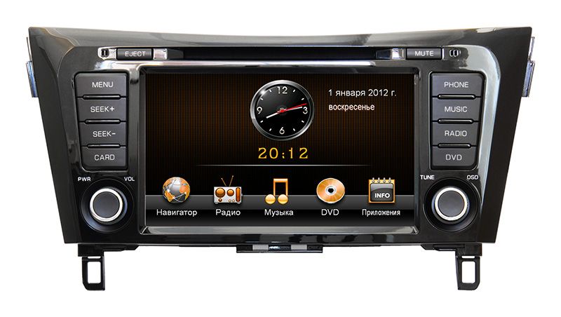 Штатная магнитола Nissan Qashqai, X-Trail 2014+ Штатная магнитола Nissan Qashqai, X-Trail 2014+