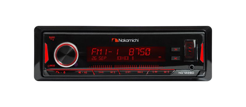 Процессорная автомагнитола 1DIN Nakamichi NQ722BD с Bluetooth Процессорная автомагнитола 1DIN Nakamichi NQ722BD с Bluetooth