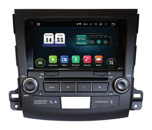 Штатная магнитола Incar TSA-6181A9 для Mitsubishi Outlander XL Штатная магнитола Incar TSA-6181A9 для Mitsubishi Outlander XL