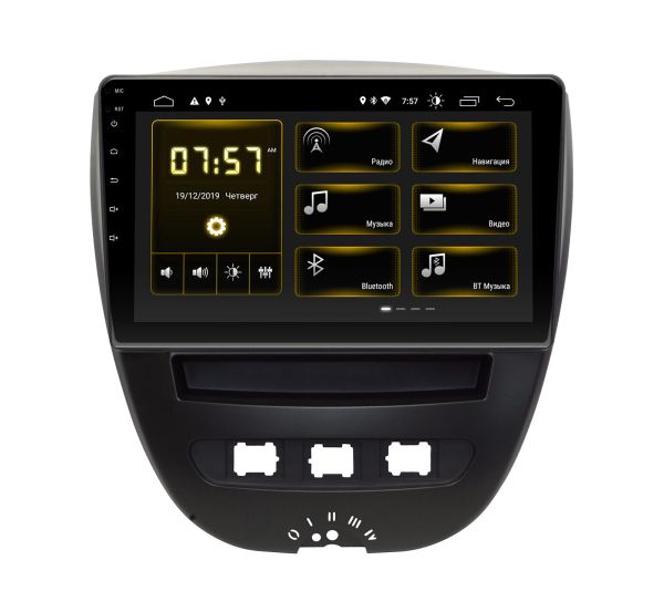 Штатна магнітола Incar DTA-7002 для Peugeot 107 2005-2012