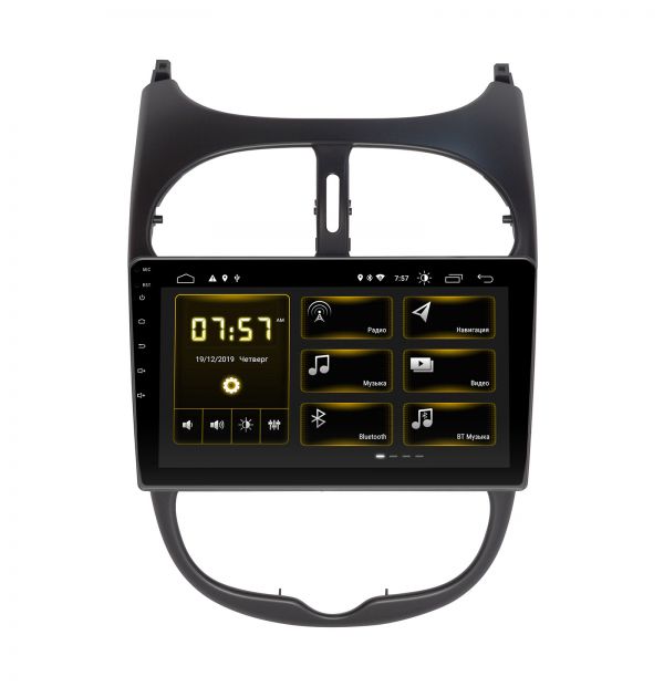 Штатна магнітола Incar DTA-7007 для Peugeot 206 Штатна магнітола Incar DTA-7007 для Peugeot 206