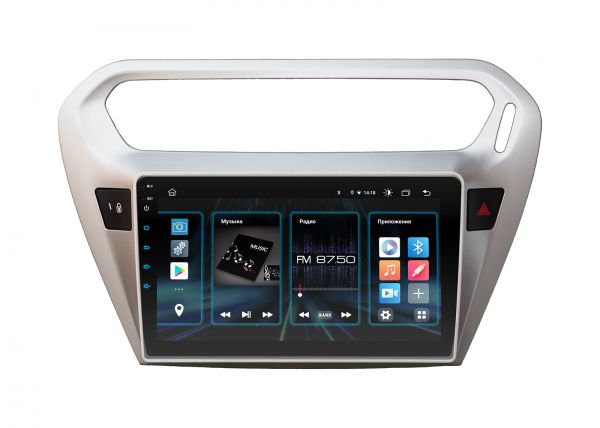 Штатна магнітола Incar DTA4-7001 для Peugeot 301