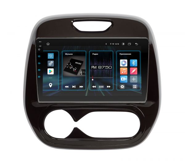 Штатная магнитола Incar DTA4-1409 для Renault Captur 2013-2019 Climat