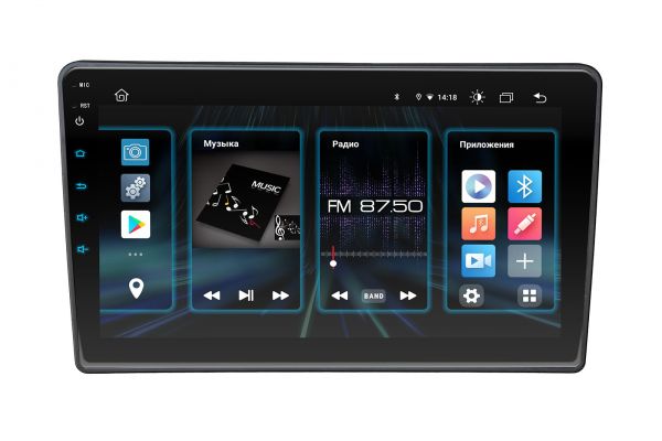Штатная магнитола Incar DTA4-1402 для Renault Duster 2010+, Sandero 2012+, Logan 2013+, Symbol 2013+, Captur 2013+, Trafic 2014+, Dokker 2012+, Lodgy 2012+