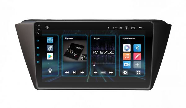 Штатна магнітола Incar DTA4-1091 для Skoda Fabia 2014+