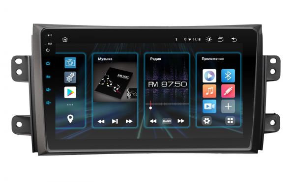 Штатная магнитола Incar DTA4-0703 для Suzuki SX4 2007-2013