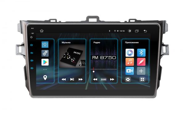 Штатная магнитола Incar DTA4-1451 для Toyota Corolla 2009-2013