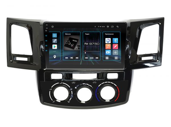 Штатна магнітола Incar DTA4-2337 для Toyota Hilux 2011-2015, Fortuner 2011-2015