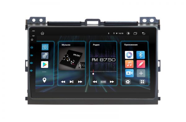 Штатная магнитола Incar DTA4-2209 для Toyota Prado 120 2002-2009