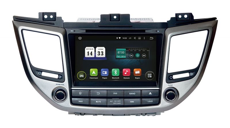 Штатная магнитола Incar TSA-2461A8 для Hyundai Tucson 2015+ Штатная магнитола Incar TSA-2461A8 для Hyundai Tucson 2015+