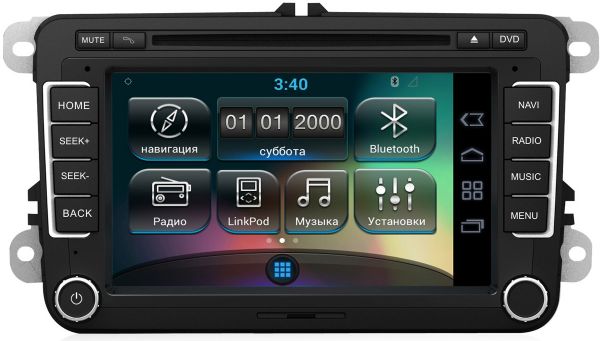 Штатна магнітола Volkswagen Passat B7, Golf V