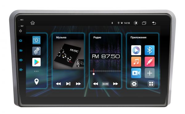 Штатна магнітола Incar DTA4-1540 для Audi A3 2003-2012