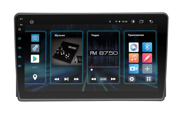 Штатна магнітола Incar DTA4-3016 для Ford Focus II 2005-2011, C-max 2005-2011, S-max 2006-2011, Transit 2006-2011, Fusion 2006-2011, Fiesta 2006-2008, Galaxy 2006-2008, Kuga 2008-2012