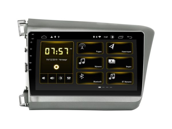 Штатна магнітола Incar DTA-0113 для Honda Civic 2012-2015