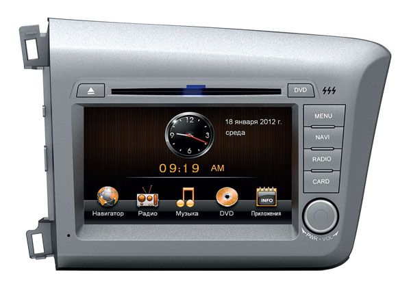 Штатна магнітола Honda Civic (4D) 2012+