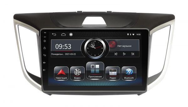 Штатна магнітола Incar PGA2-2430 для Hyundai IX25 2014+, Creta 2015+