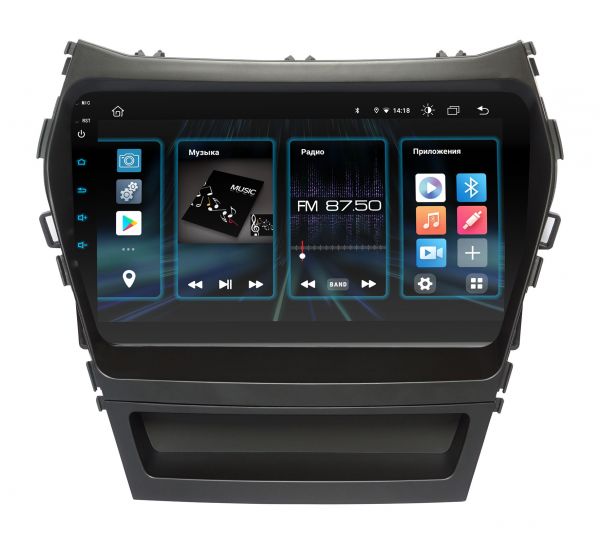 Штатна магнітола Incar DTA4-2409 для Hyundai Santa Fe 2013-2017 (ix45)