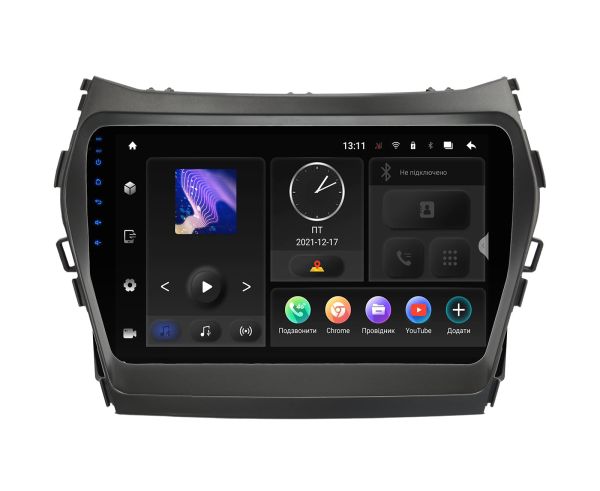 Штатная магнитола Incar TMX-2409 для Hyundai Santa Fe 2013-2017 (ix45)