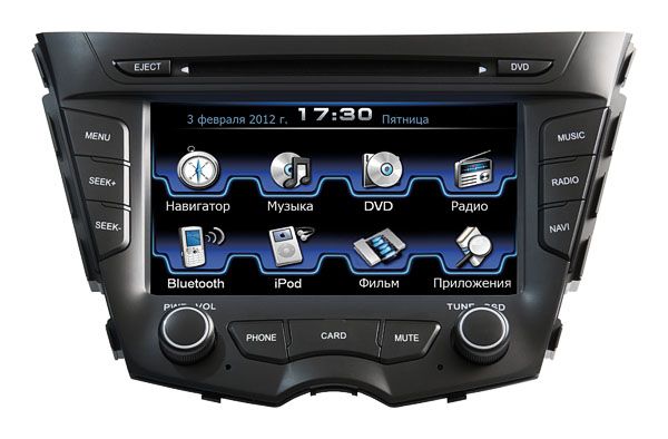 Штатна магнітола Hyundai Veloster