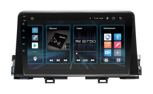 Штатна магнітола Incar DTA4-1890 для Kia Picanto (JA) 2017-2019, Morning (JA) 2017-2019