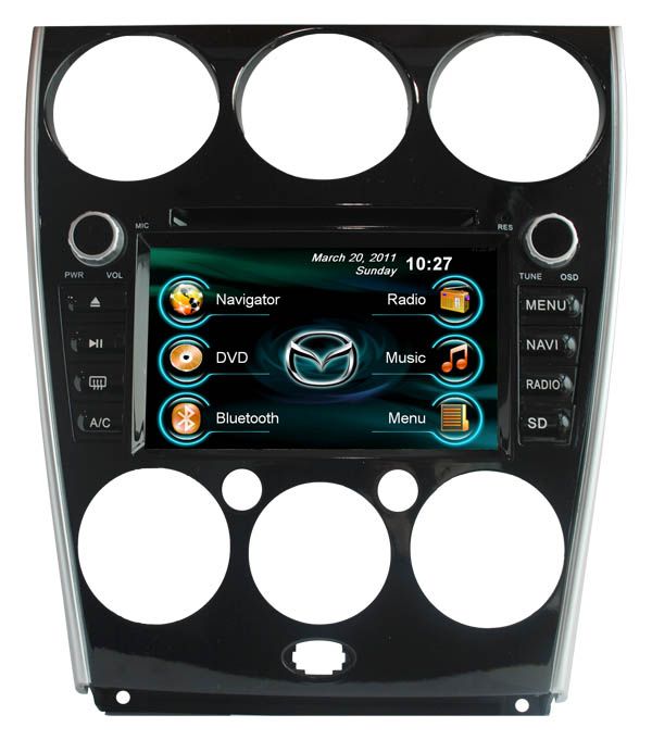Штатна магнітола Mazda 6 до 2007