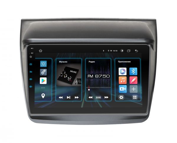 Штатна магнітола Incar DTA4-6121 для Mitsubishi Pajero Sport 2008-2015, L200 2006-2015