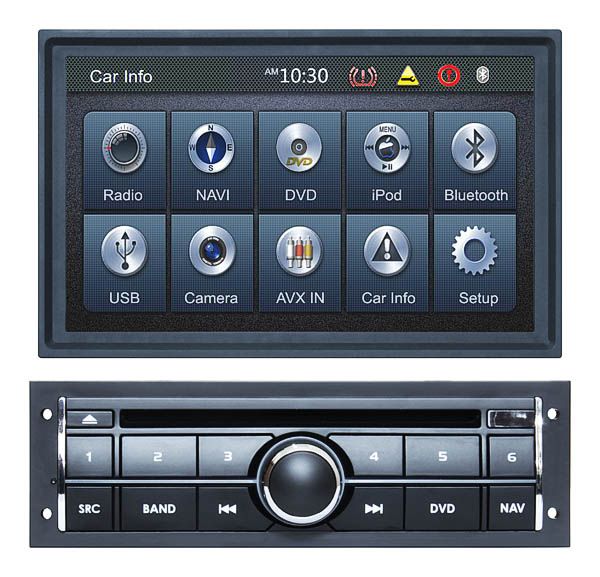 Штатна магнітола Mitsubishi L200, Pajero Sport