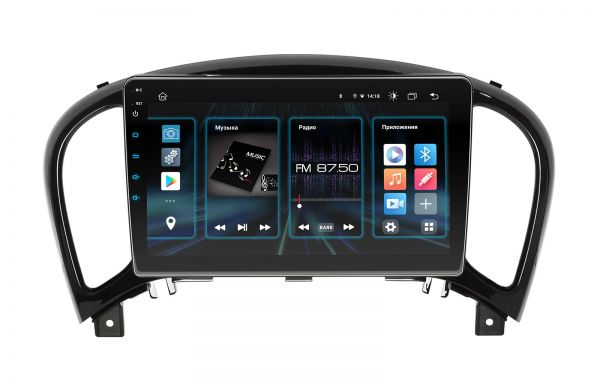 Штатна магнітола Incar DTA4-6226 для Nissan Juke 2011-2019 Штатна магнітола Incar DTA4-6226 для Nissan Juke 2011-2019