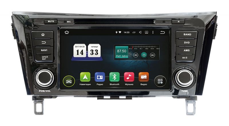 Штатная магнитола Incar AHR-6282A5 для Nissan Qashqai, X-Trail 2014+ Штатная магнитола Incar AHR-6282A5 для Nissan Qashqai, X-Trail 2014+