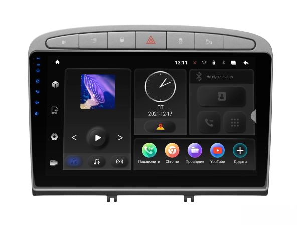 Штатна магнітола Incar TMX-7003 для Peugeot 308 2007-2013, 408 2011+ Silver Штатна магнітола Incar TMX-7003 для Peugeot 308 2007-2013, 408 2011+ Silver