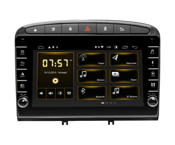 Штатна магнітола Incar DTA-7004R для Peugeot 308 2007-2013, 408 2011+ Black Штатна магнітола Incar DTA-7004R для Peugeot 308 2007-2013, 408 2011+ Black