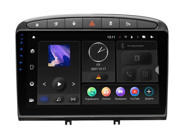 Штатна магнітола Incar TMX-7004 для Peugeot 308 2007-2013, 408 2011+ Black Штатна магнітола Incar TMX-7004 для Peugeot 308 2007-2013, 408 2011+ Black