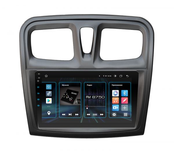 Штатна магнітола Incar DTA4-1403 для Renault Logan 2013-2018, Sandero 2012-2018 Штатна магнітола Incar DTA4-1403 для Renault Logan 2013-2018, Sandero 2012-2018