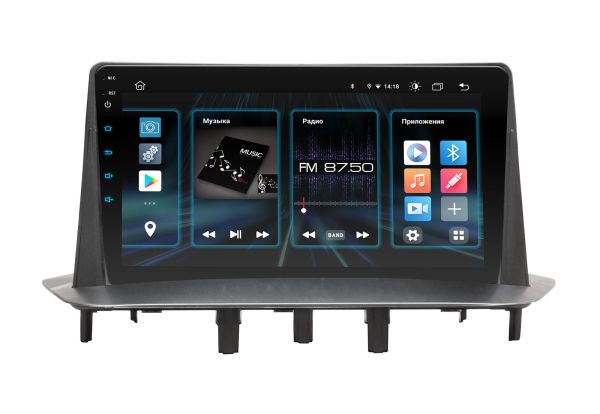 Штатна магнітола Incar DTA4-1400 для Renault Megane III 2008+