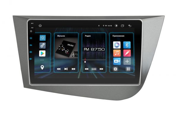 Штатна магнітола Incar DTA4-1089 для Seat Leon 2005-2012 Штатна магнітола Incar DTA4-1089 для Seat Leon 2005-2012