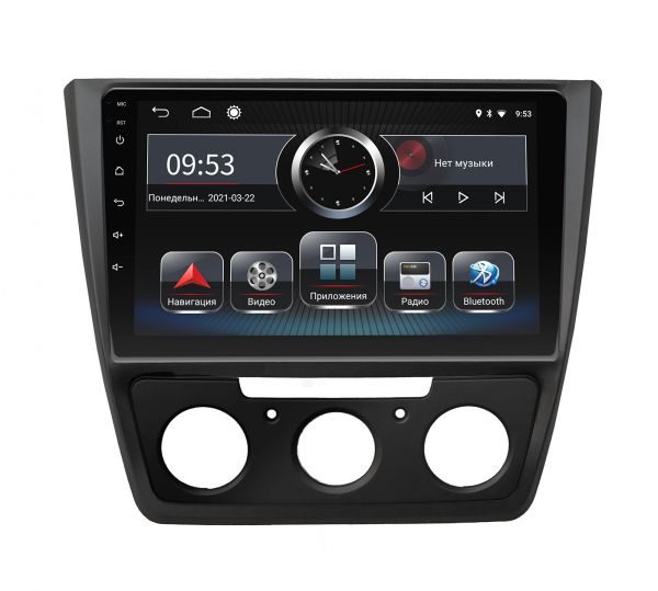Штатна магнітола Incar PGA2-1074 для Skoda Yeti 2009–2017 Штатна магнітола Incar PGA2-1074 для Skoda Yeti 2009–2017